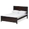 Baxton Studio Catalina Dark Brown-Finished Wood Full Platform Bed 143-7863 - alternate 1